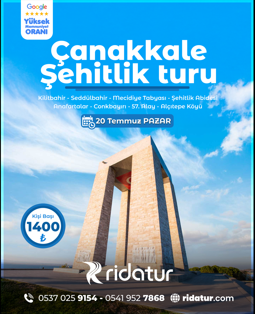 Çanakkale Şehitlik Turu